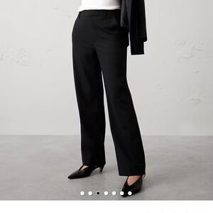 Navy Banana Republic Sculpted Stretch Dress Pants